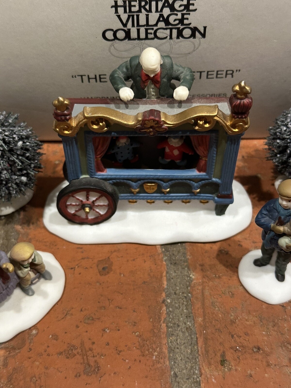 EUC DEPT 56 RET. HERITAGE VILLAGE TOWN TINKER PUPPETEER & PEDDLERS VILLAGE ACCS.