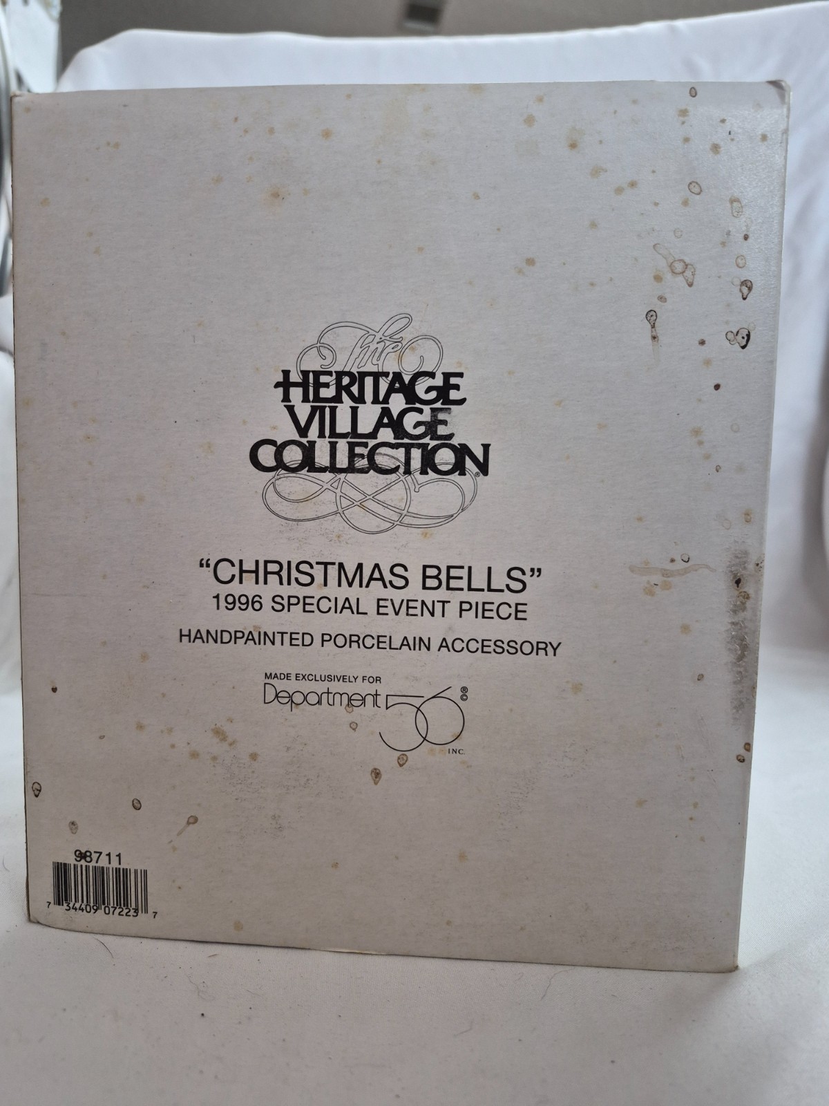 Christmas Bells 1996 Heritage Village Collection Dept 56 Ringing the Bell Tower