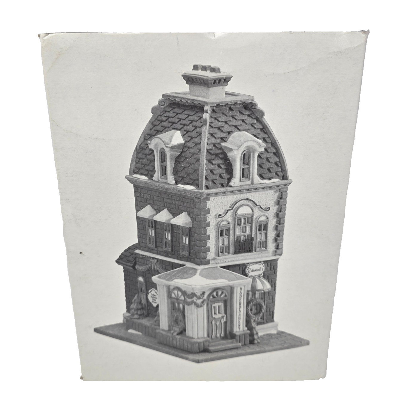 Dept 56 Christmas in the City Haberdashery Edward’s Men’s Clothing Store