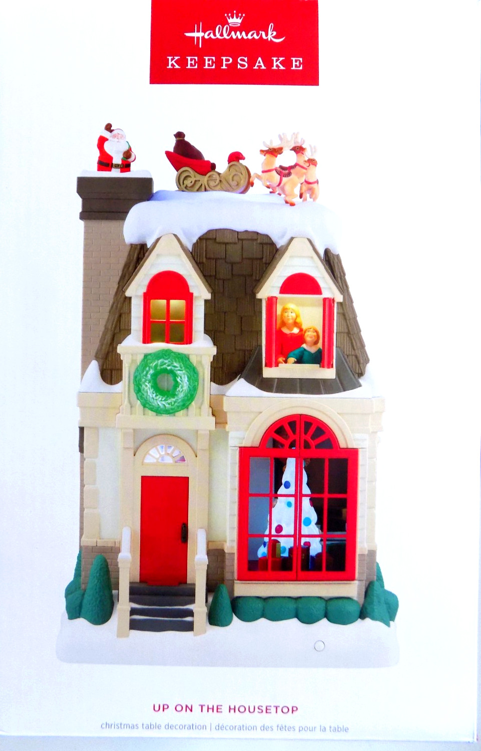Hallmark Up On The House Top Christmas Table Decoration Light Motion Sound 2025