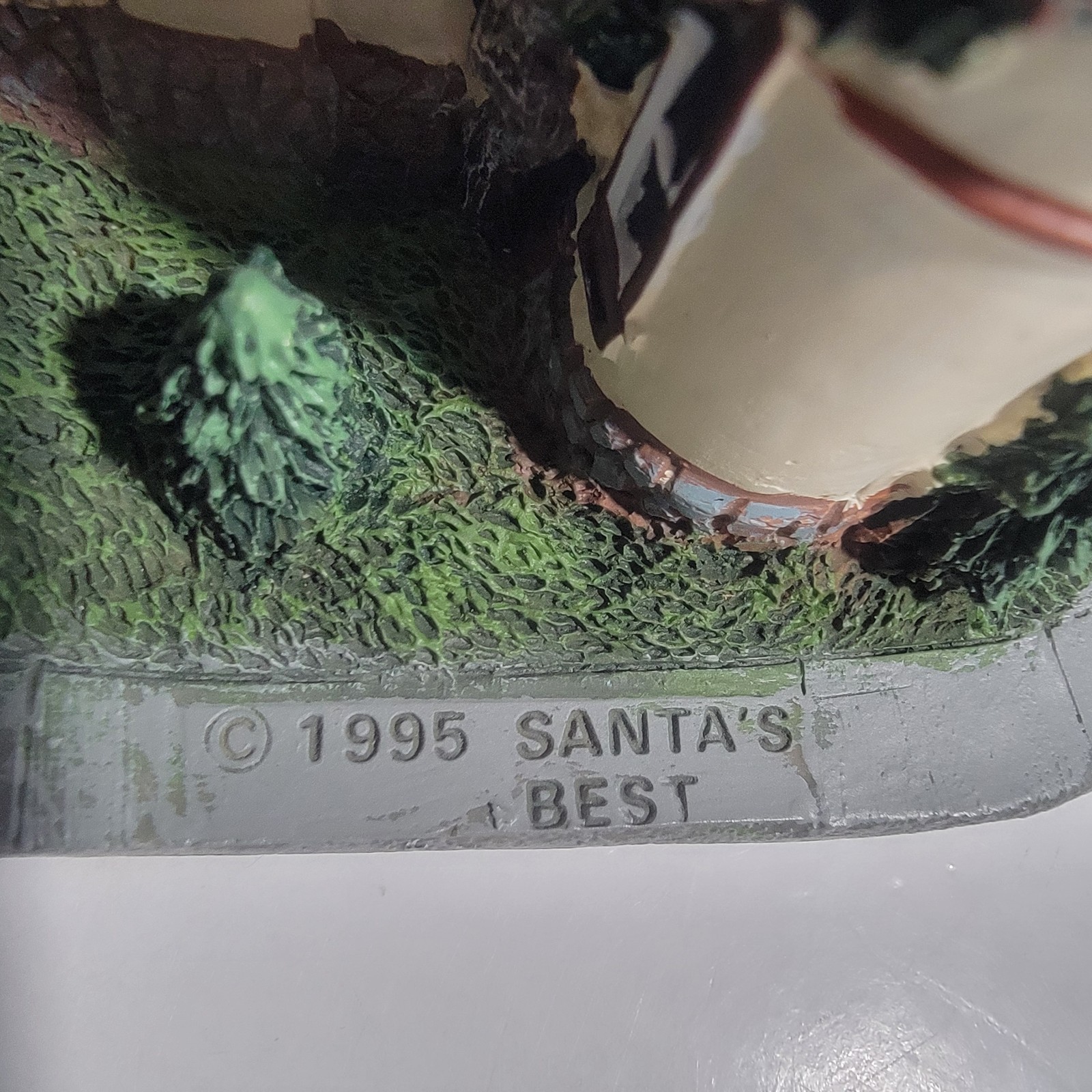 Vintage Santa’s Best Christmas In New England Village Home 1994 1995 Holiday