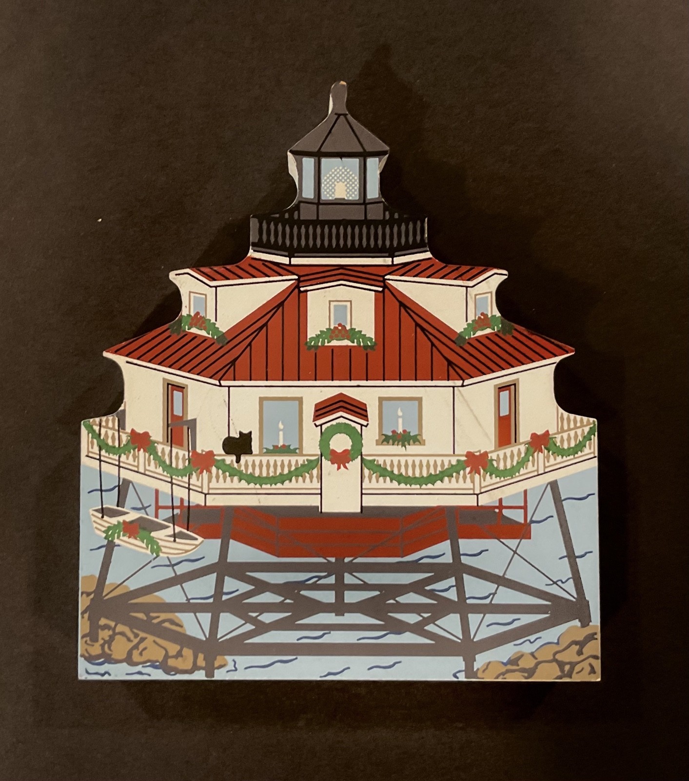 The Cat’s Meow Village: ANNAPOLIS CHRISTMAS SERIES, THOMAS POINT LIGHT