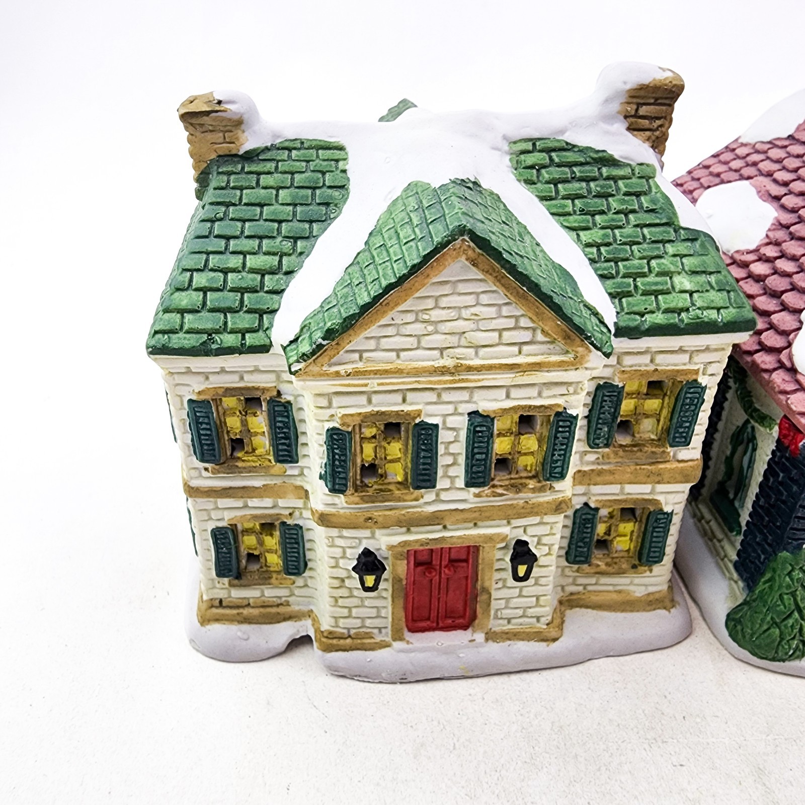 Trim A Home Holiday Memories 3 Village Houses & 1995 Kmart