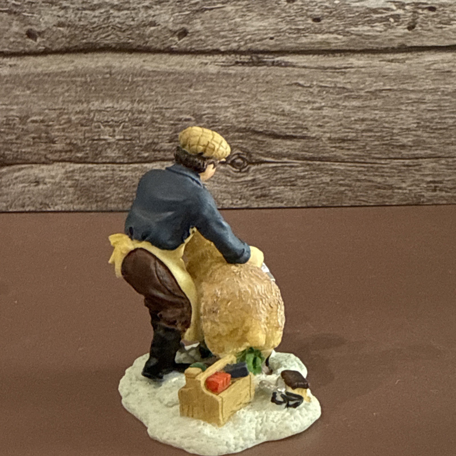 Holiday Time O’Well Village Collectibles Accessory – Man Sheering Sheep