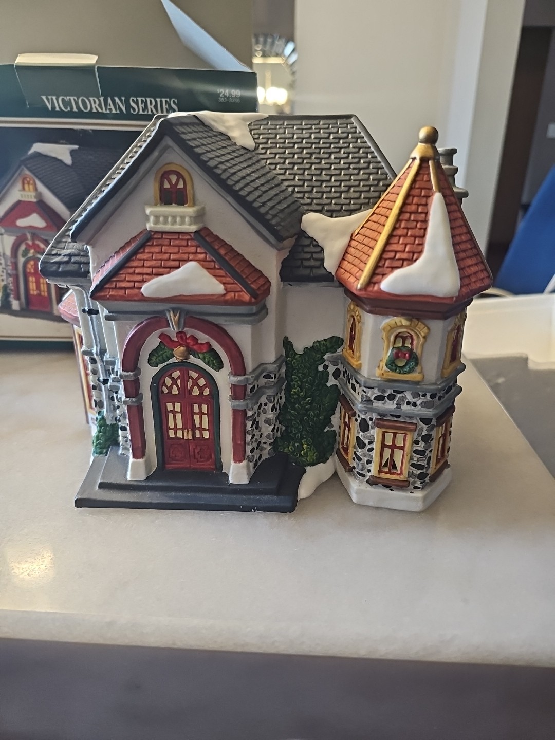 Dickens Collectables Hand Painted Porcelain Lighted House Victorian Series 1997