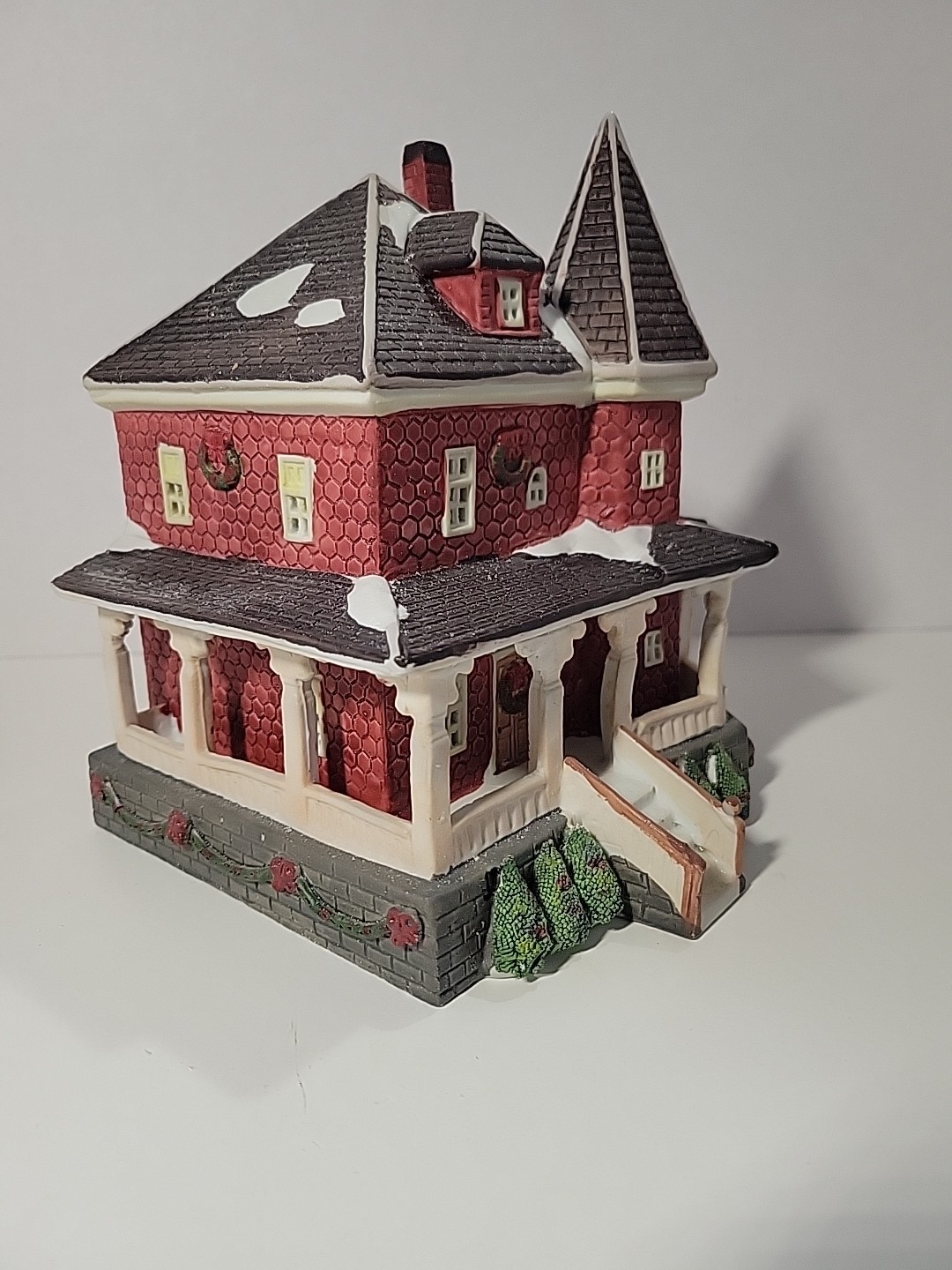 VTG Lemax Share The Joy Porcelain Christmas Village Victorian House 1993 Read