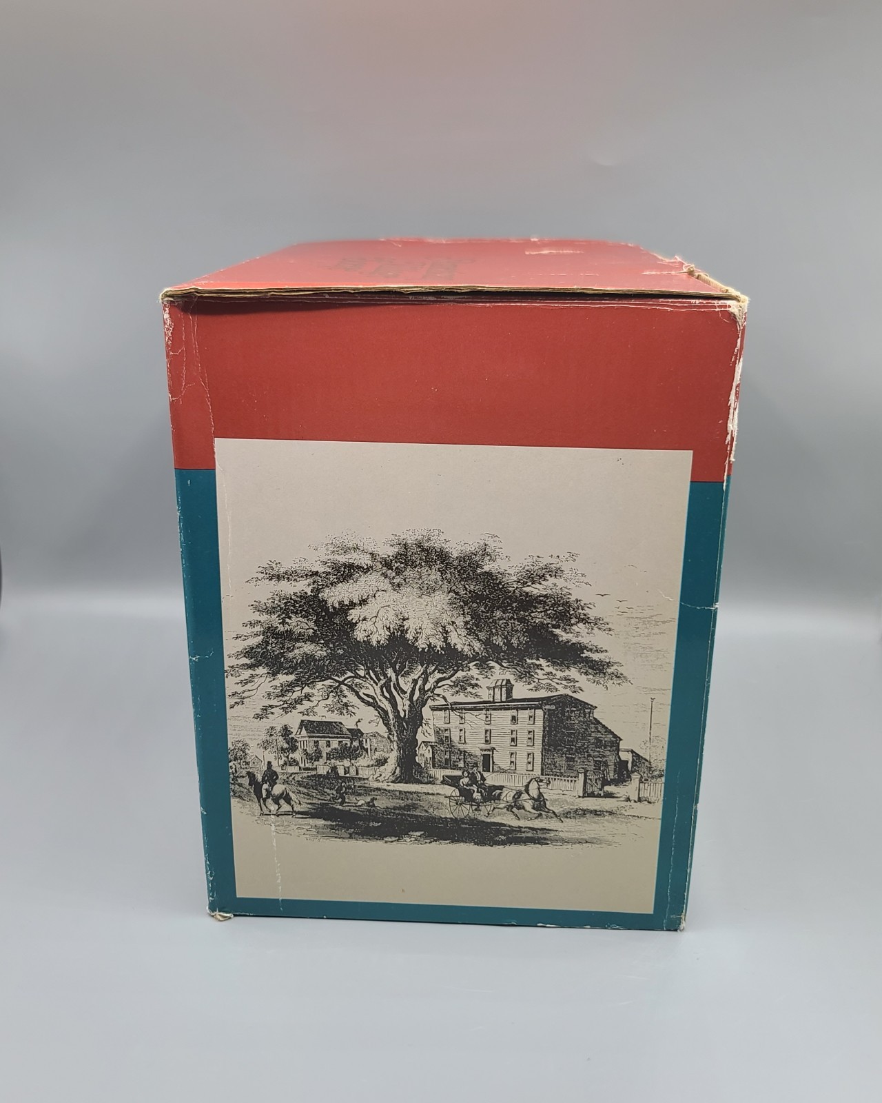 American Village Scene The First Woolworth Five and Dime Store Lighted Porcelain