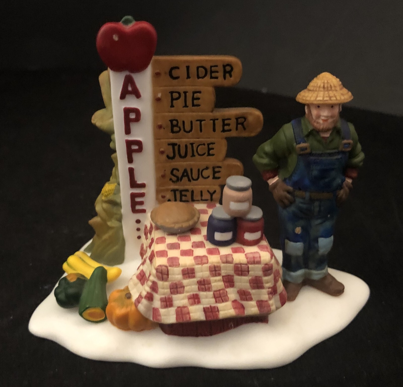 Dept. 56 New England Village #56637 “FARMER’S MARKET” (Set of 2) Original Box