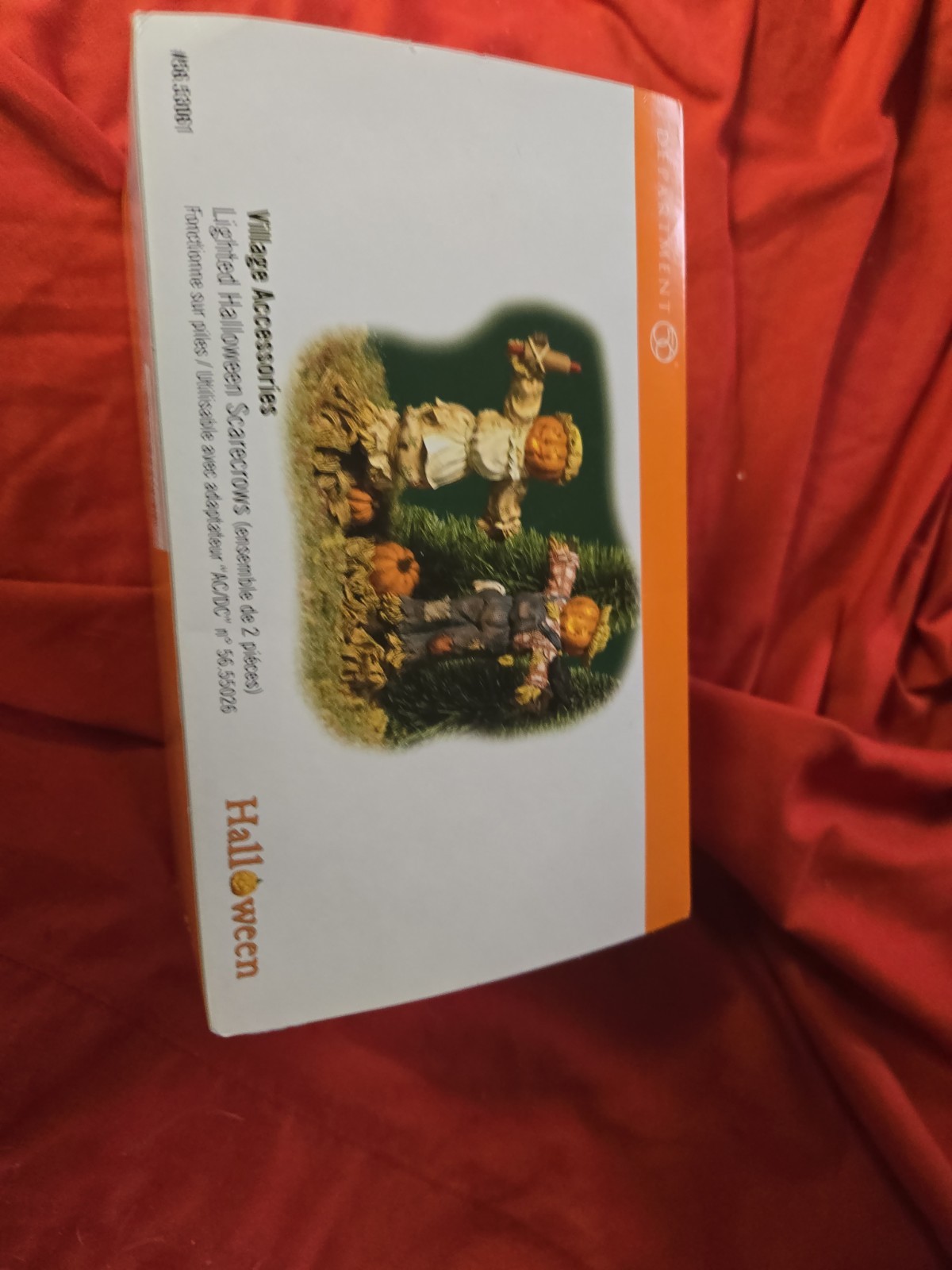 Dept 56 Halloween Village Accessories – Lighted Halloween Scarecrows