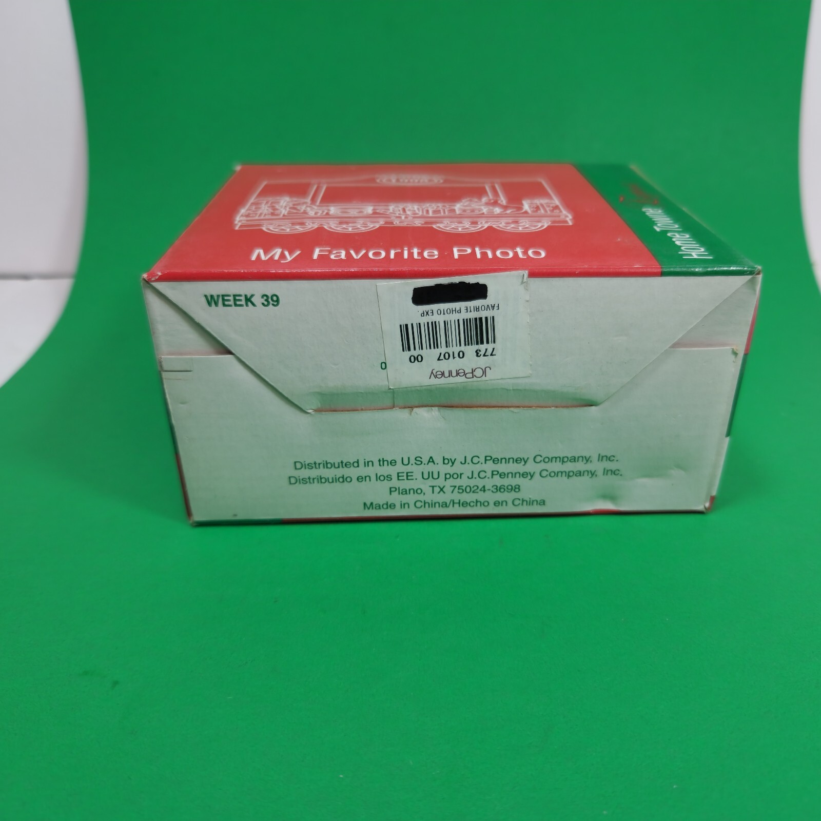 Home Towne Express Miniature Christmas Train My Favorite Photo Car 1998 JC Penny