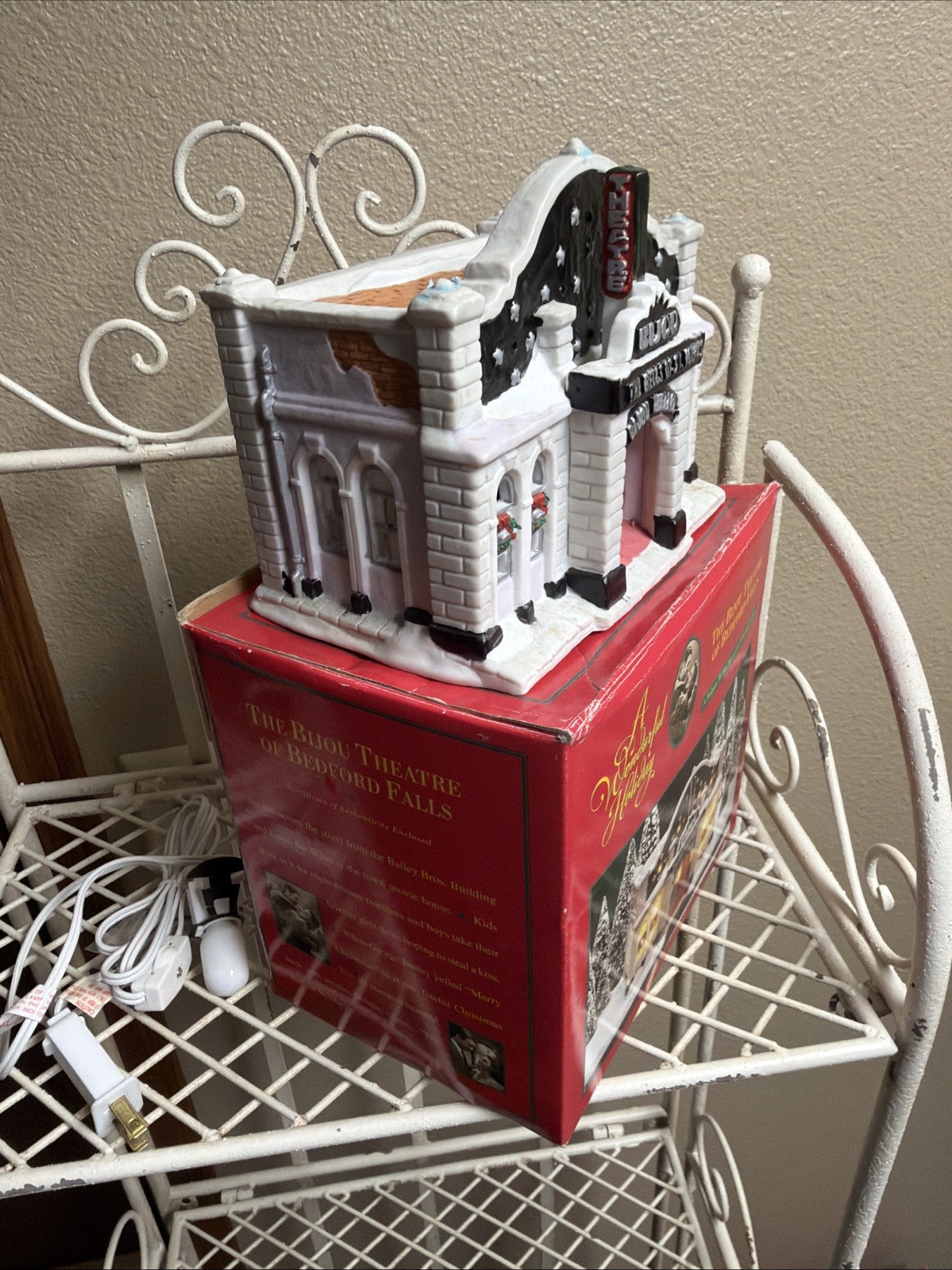 A Wonderful Life Holiday Village Bijou Theatre Of Bedford Falls With Light