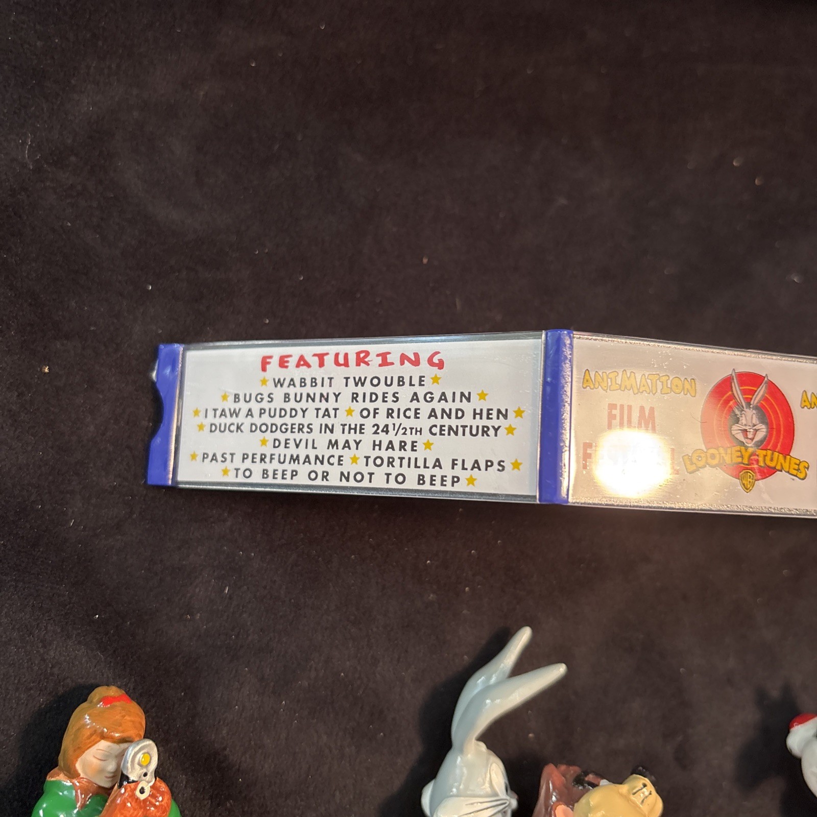 Department 56 Snow Village Looney Tunes Animation Film Festival Nice! Freeship!