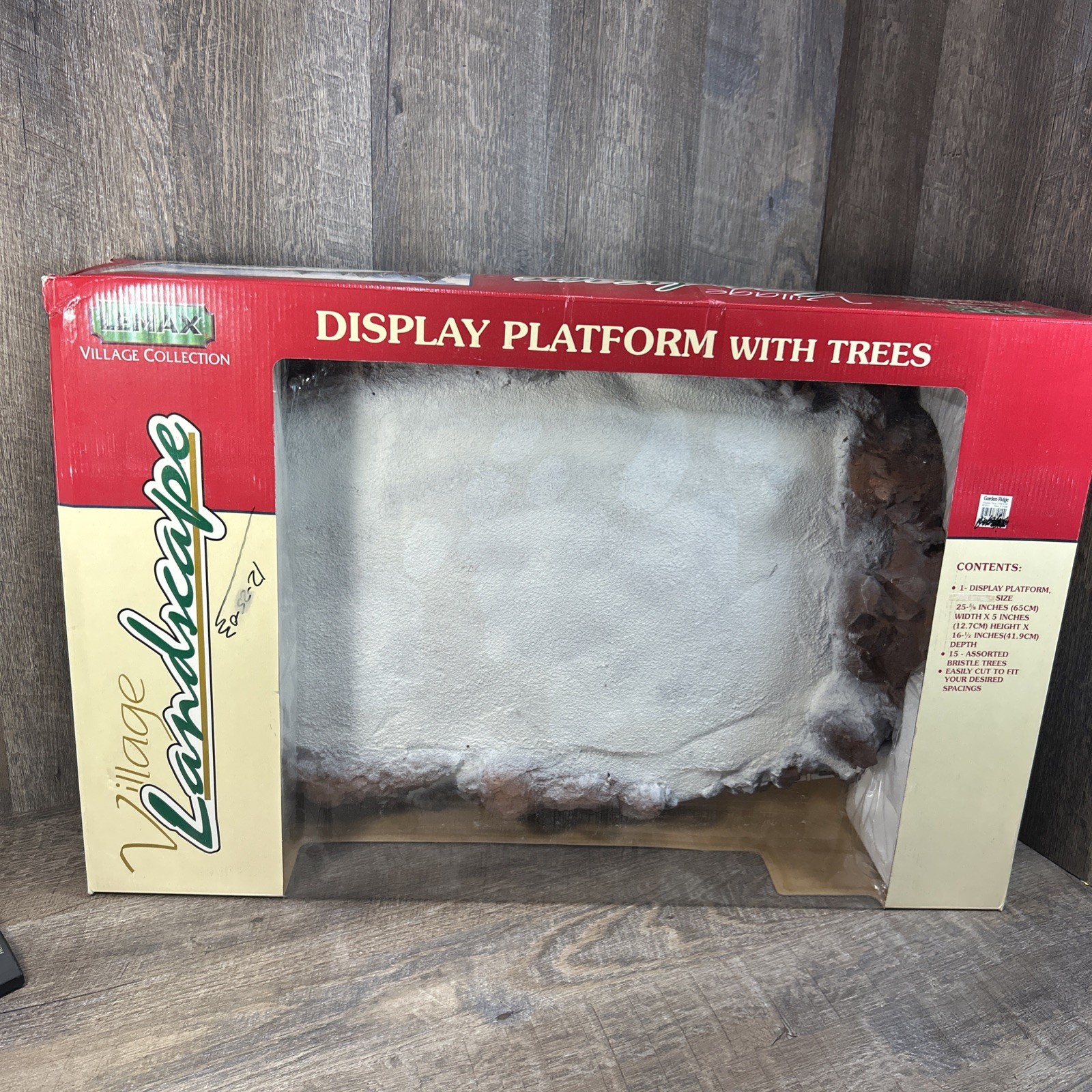 Lemax Landscape Accent Large Village Collection Display Platform 1998 W/Box