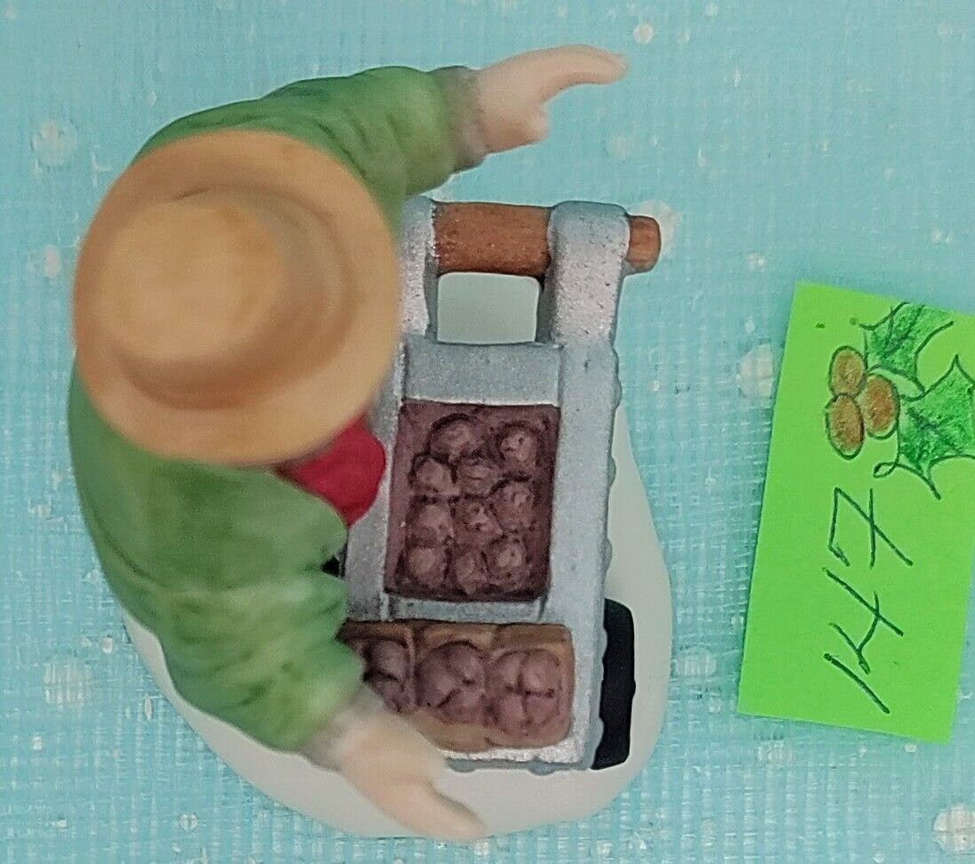 Lefton Chestnut Roaster Colonial Village A Christmas Tradition NO BOX INV147
