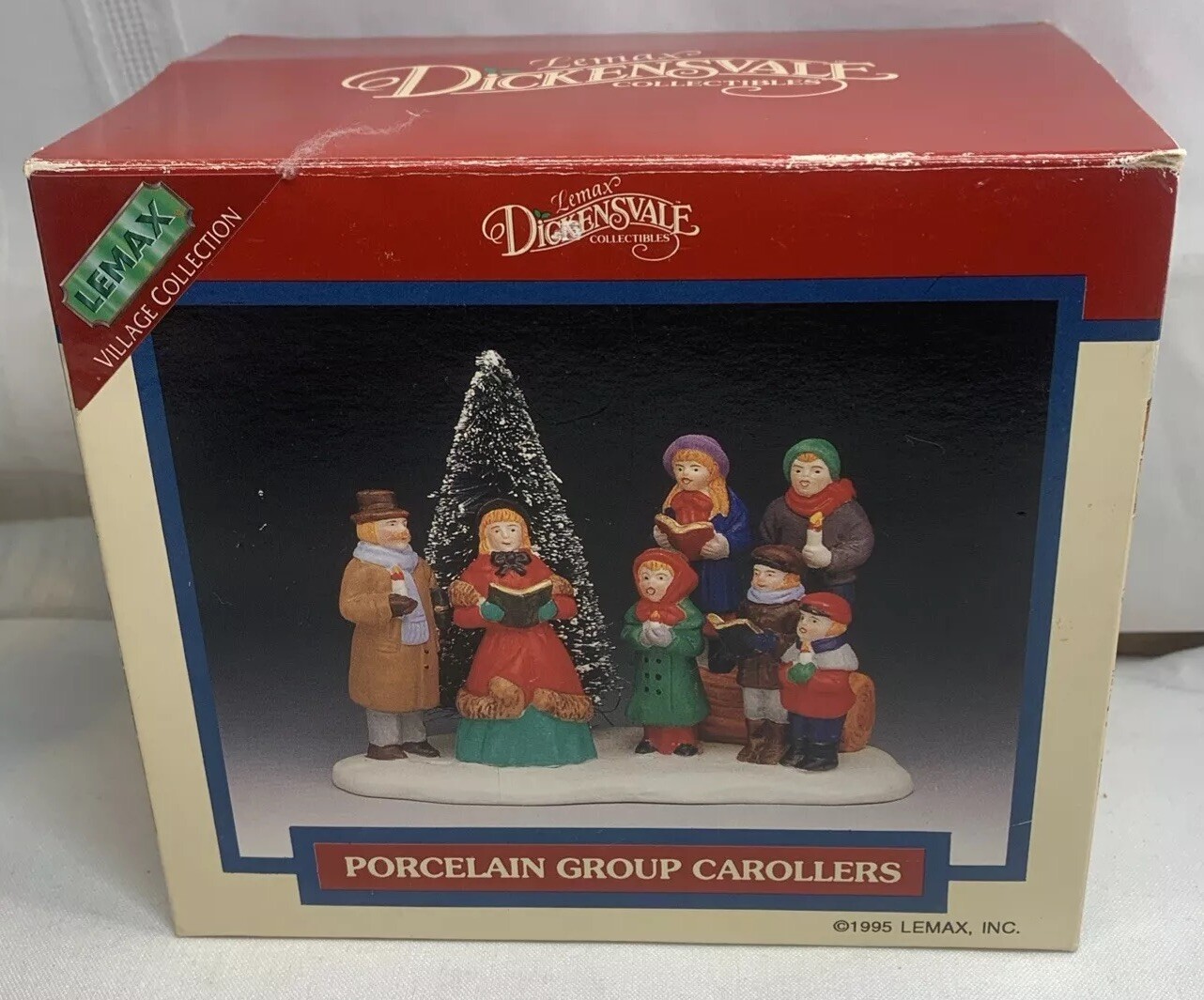 Lemax Vintage Dickensvale Christmas Porcelain Group Carollers # 53134 With/Box