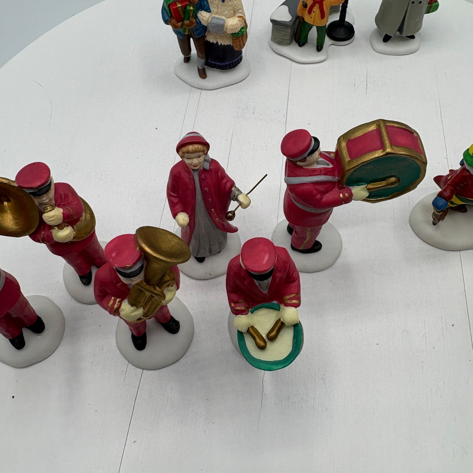 Christmas Heritage Village Salvation Army Band Carol Singing Figurines