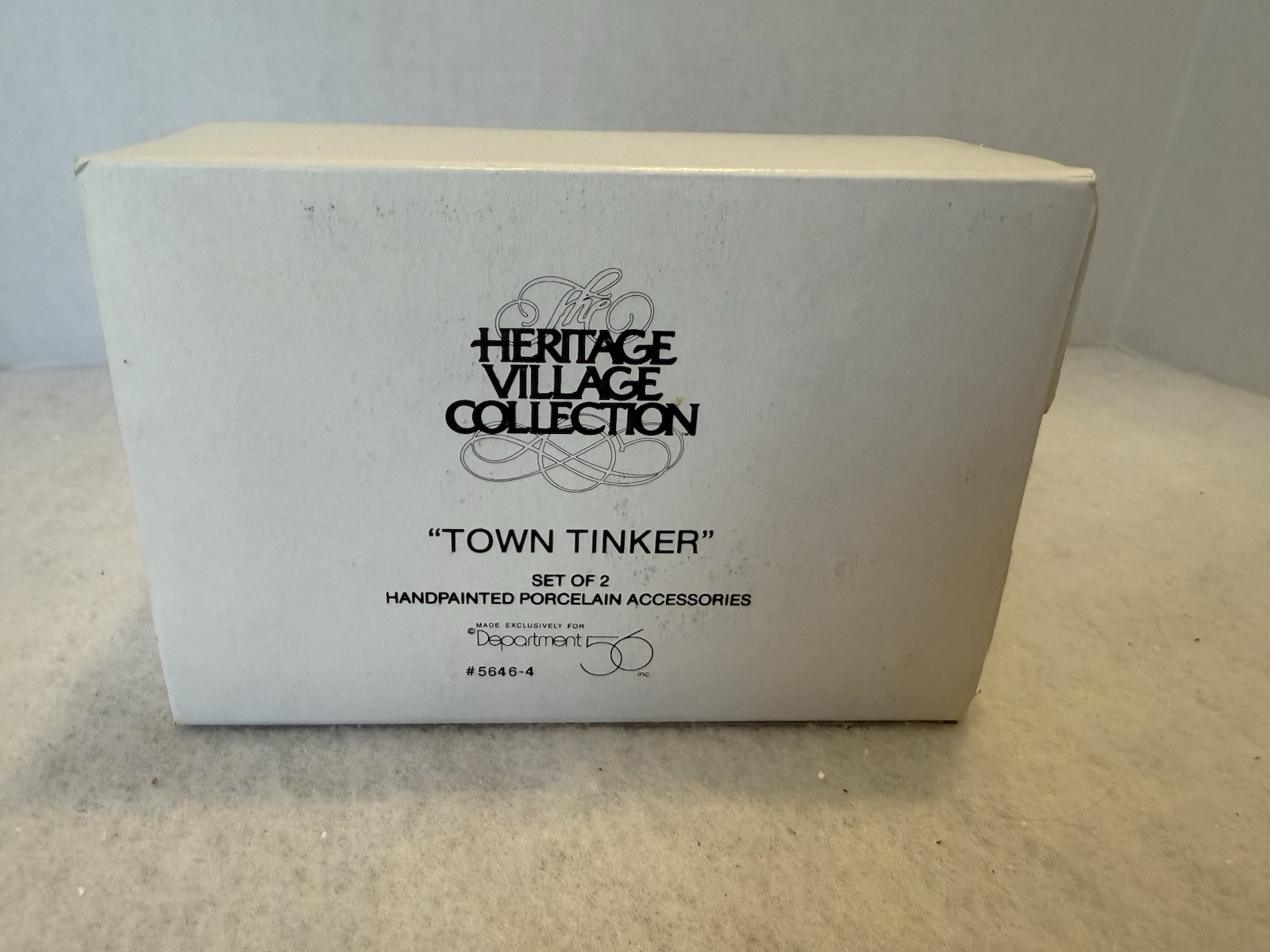 Dept. 56 Heritage Dickens Village 1992 Town Tinker 5646-4 W/ Box LN