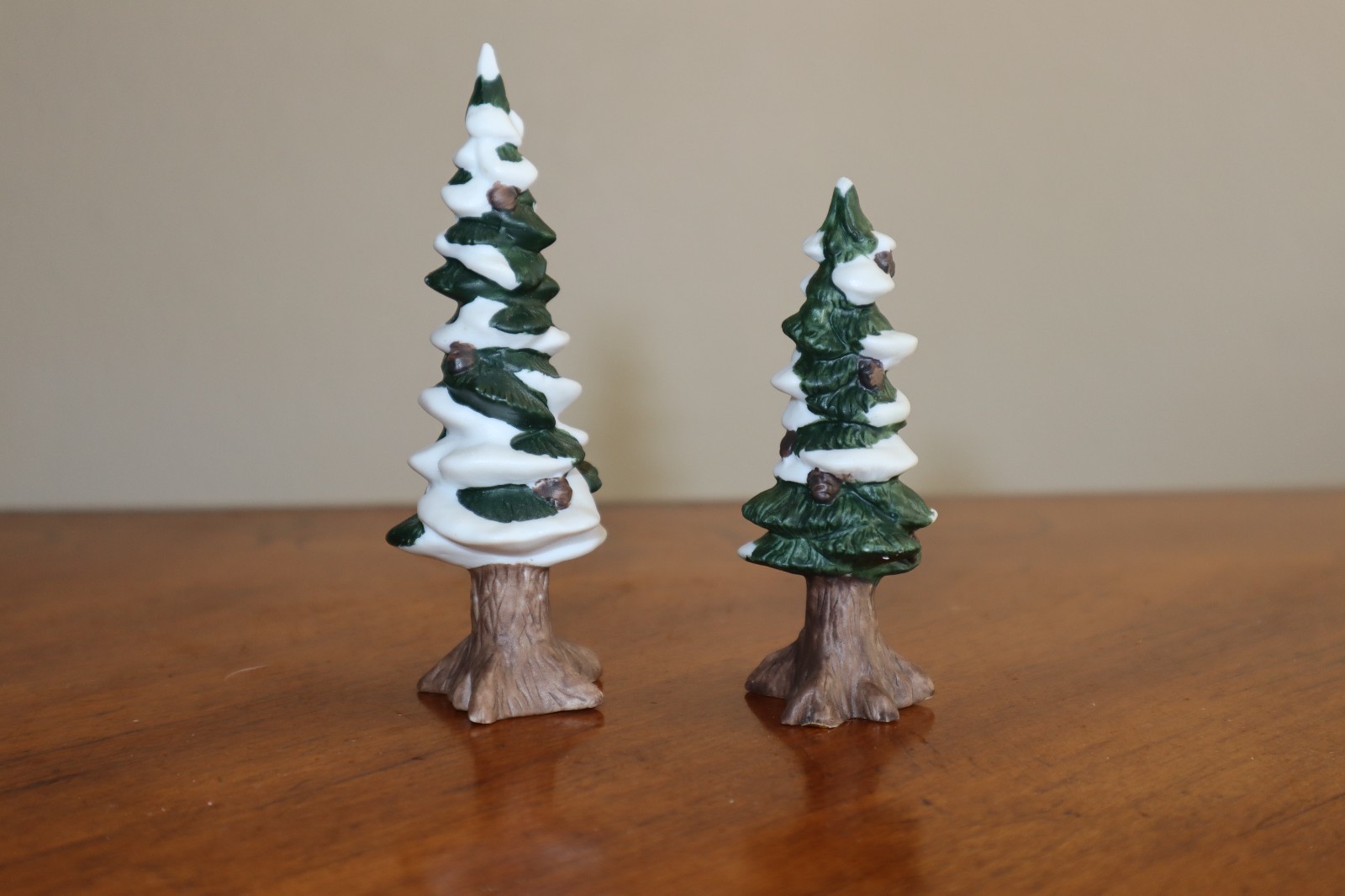 Kirkland Victorian Christmas Village 59979 Replacement: Lot 2 Pine Tree 4.5″ 3.5