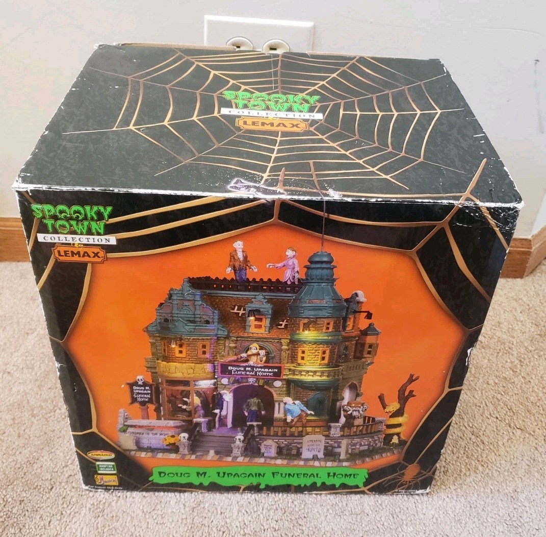 Lemax Spooky Town Doug M Upagain Funeral Home Read