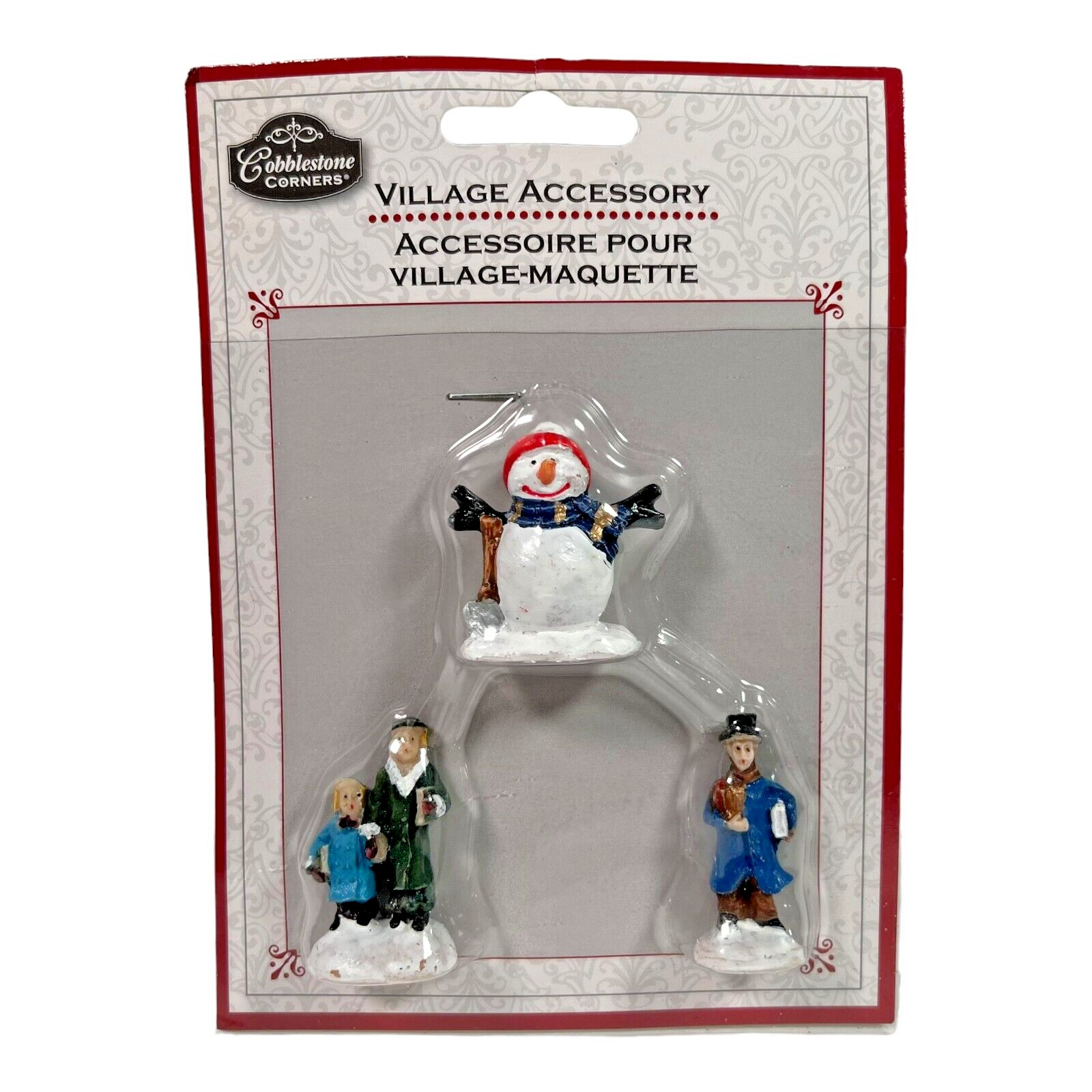 Snowman Carolers Christmas Village Cobblestone Corners Village Accessories