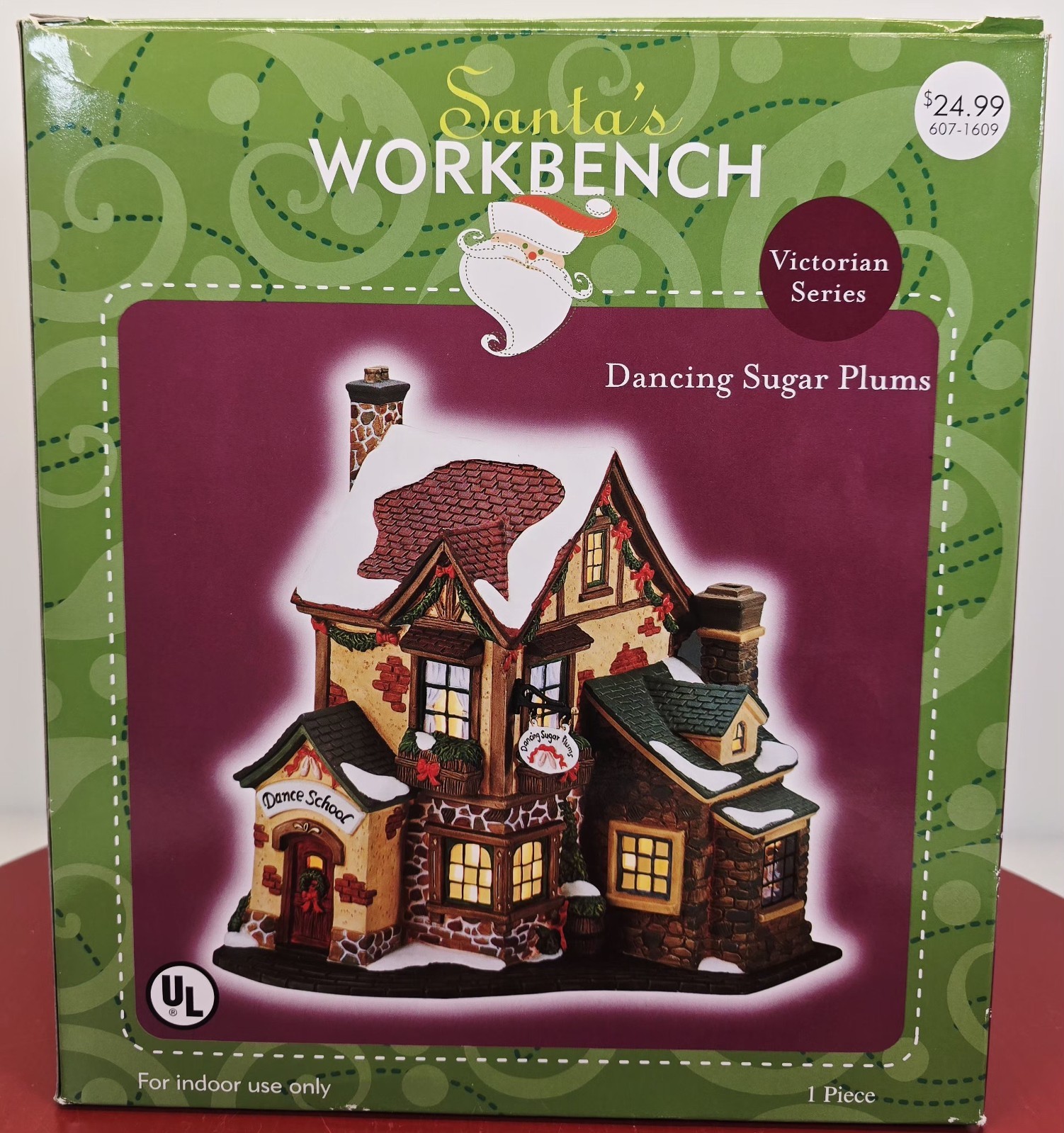 Santa’s Workbench Victorian Series “Dancing Sugar Plums” #607‑1609 w/ Box