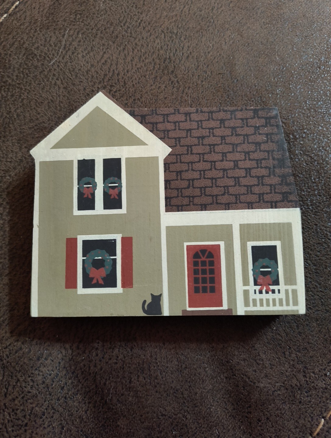 OLMSTEAD HOUSE OHIO WESTERN RESERVE CHRISTMAS CAT’S MEOW VILLAGE 1985 SIGNED