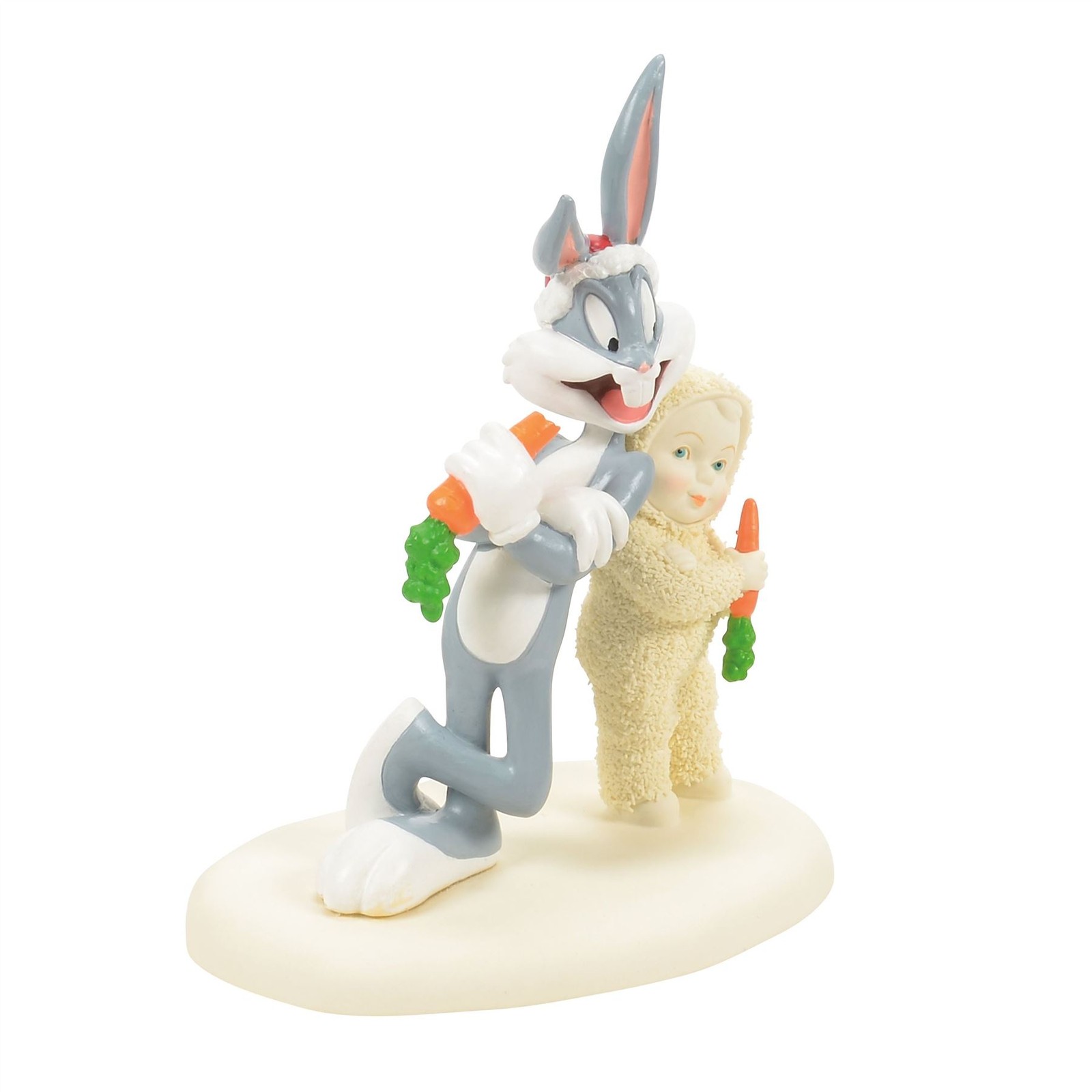 Snowbabies Guest Collection 24 Carrot Christmas Bugs Bunny Figurine 6016030