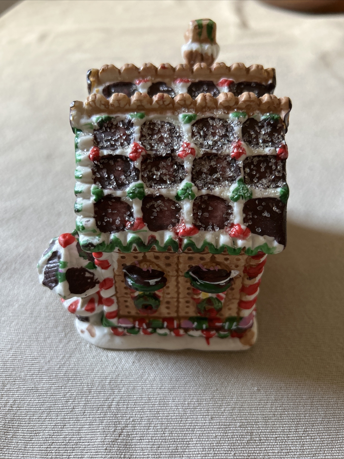 Gingerfrost Lane Cake Store Gingerbread Style Christmas Village House