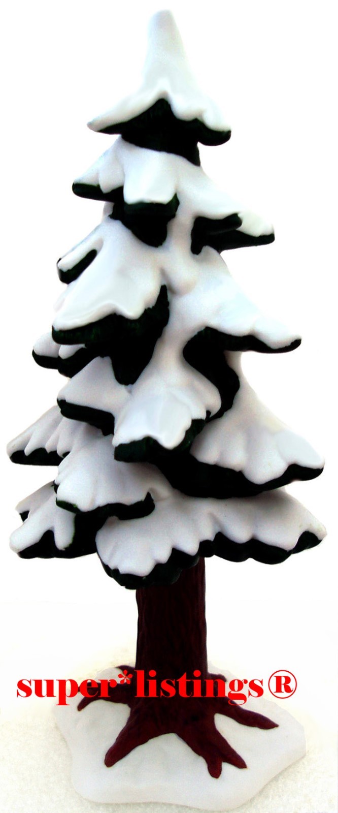 Dept. 56 Porcelain Pine Tree large 8.5 inch Tall Retired Heritage 52183 New