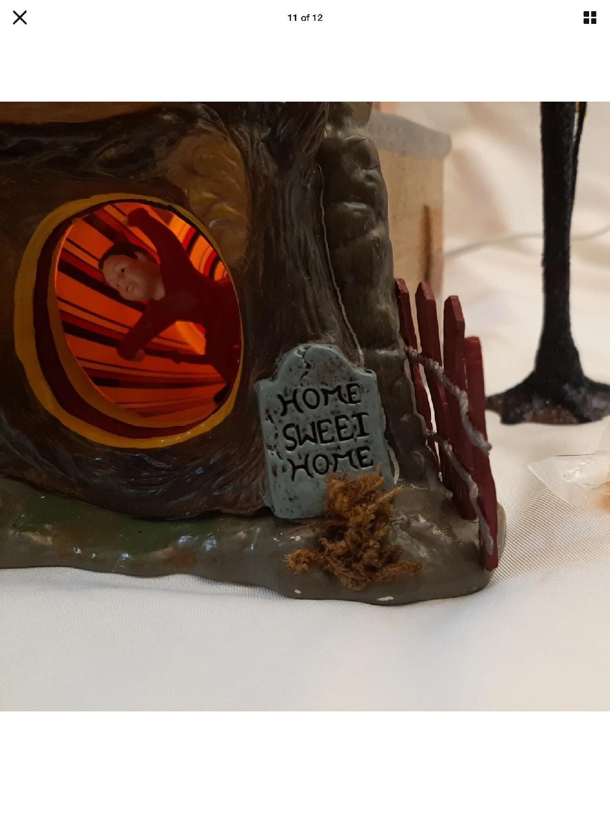 Dept 56 Halloween Village ~ HAUNTED FUN HOUSE Gift Set (Motion & Sound) ~ #55094