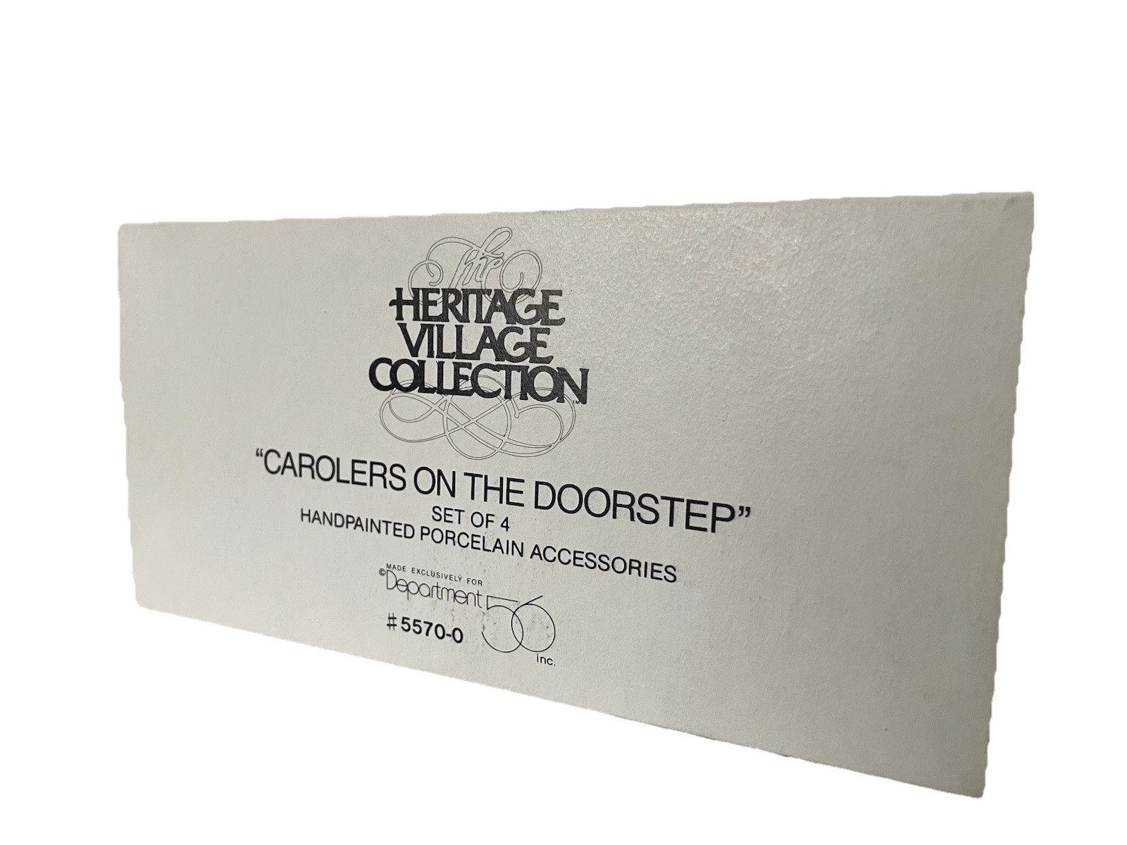 Department 56 Heritage Village Collection “Carolers on the Doorstep” #5570-0