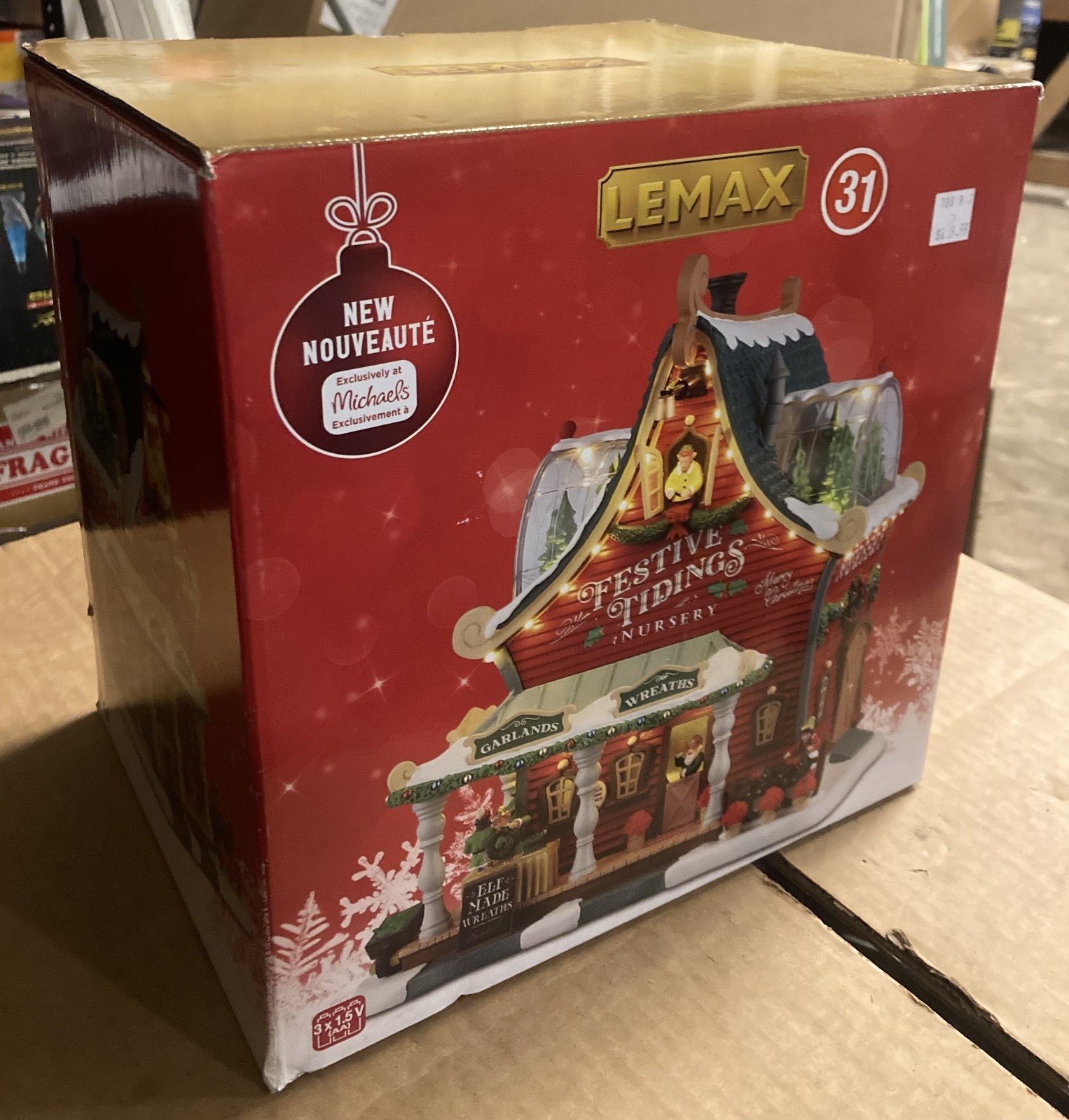 LEMAX SANTAS WONDERLAND FESTIVE TIDINGS NURSERY RARE MINT IN BOX