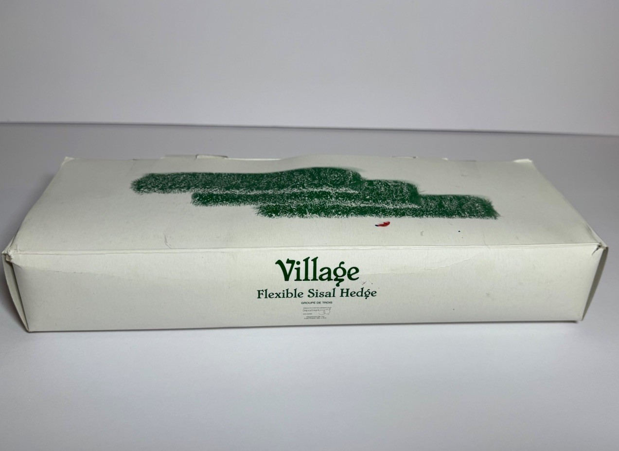 Department 56 Village Flexible Christmas Display Sisal Hedges Set of 3