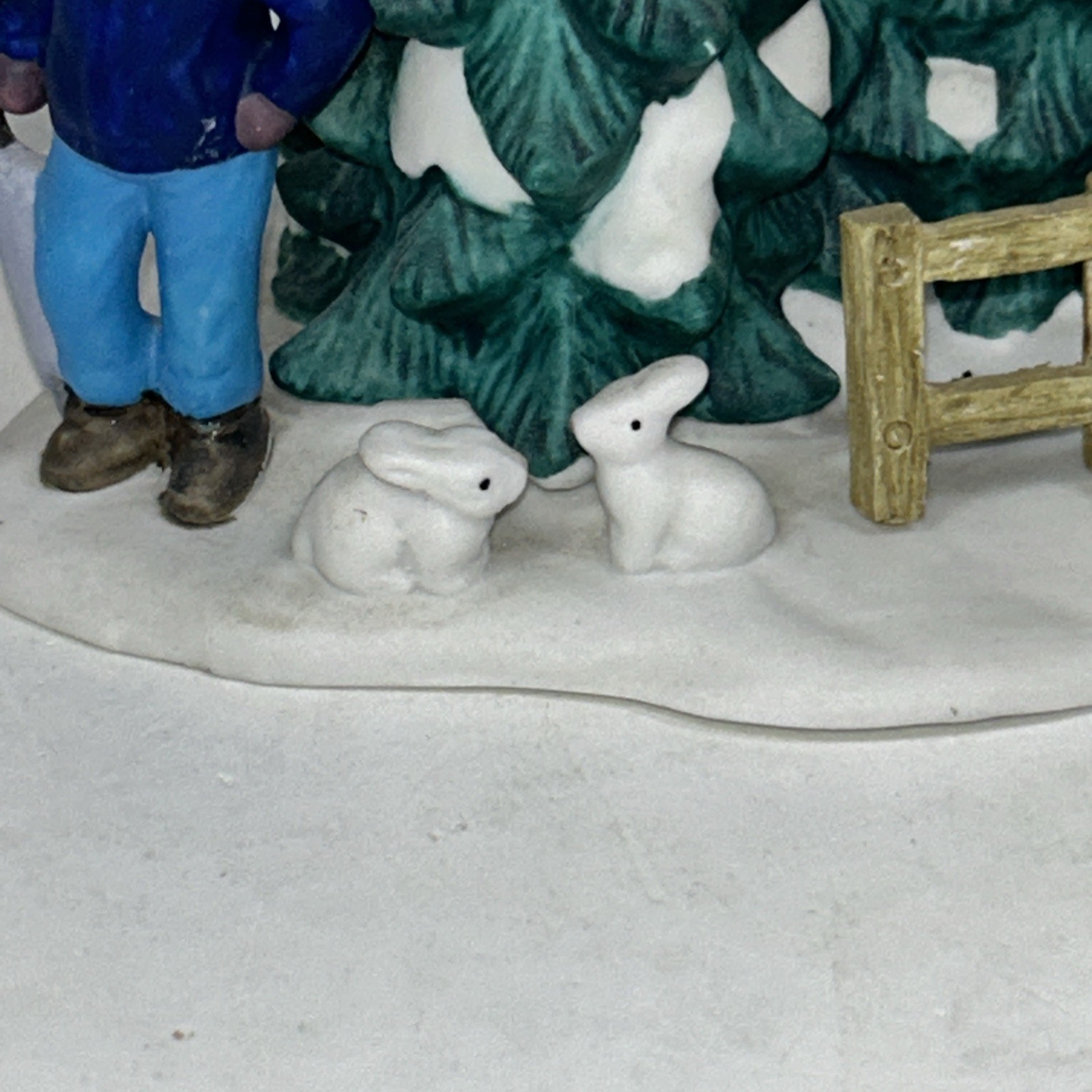 Hershey’s Holiday Village Tree Lot Figurine Accessory 2001