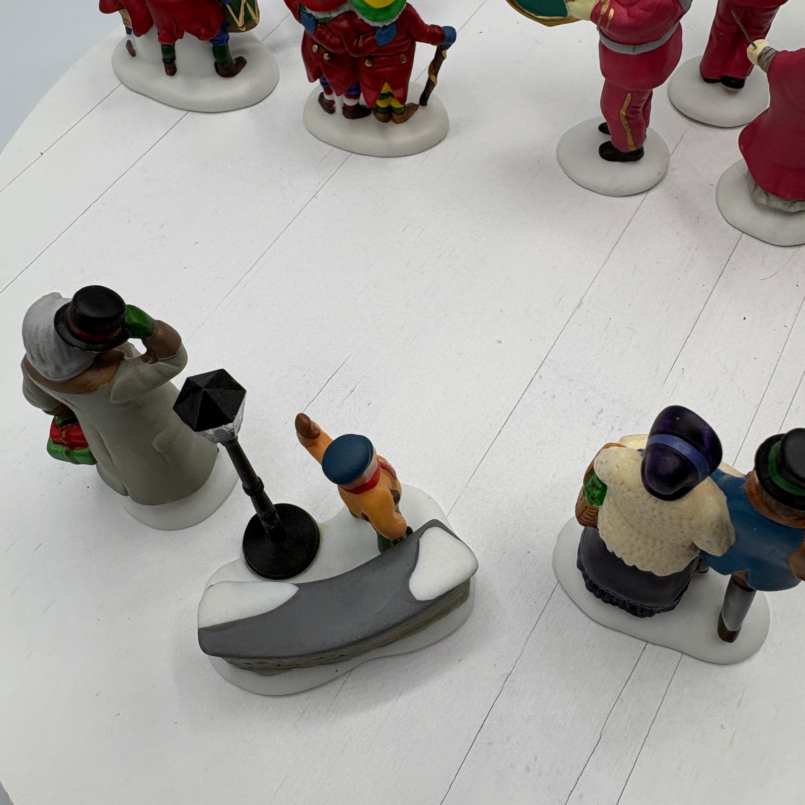 Christmas Heritage Village Salvation Army Band Carol Singing Figurines