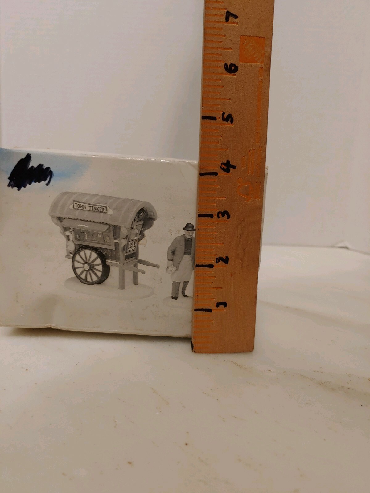 Heritage Village Dept 56 Town Tinker Porcelain Figures 2 Pc Original Box