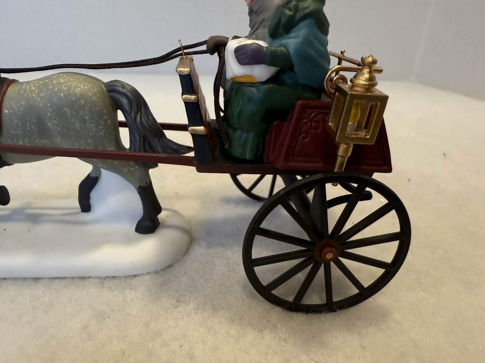 Dept 56 Heritage Village-Red Christmas Sulky #58401 Retired W/box EUC