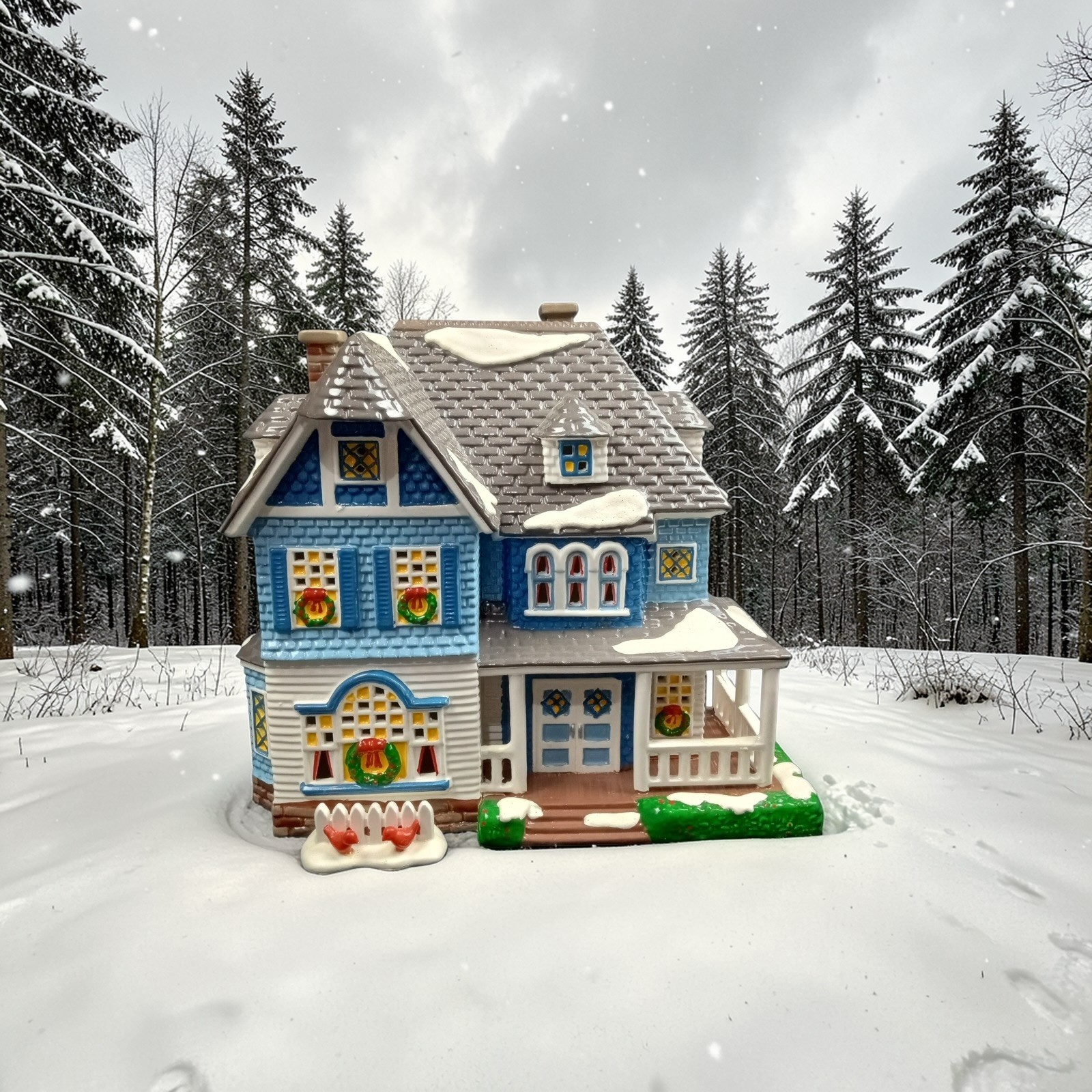 Dept. 56 Snow Village Shingle Victorian #54884 American Architecture Series