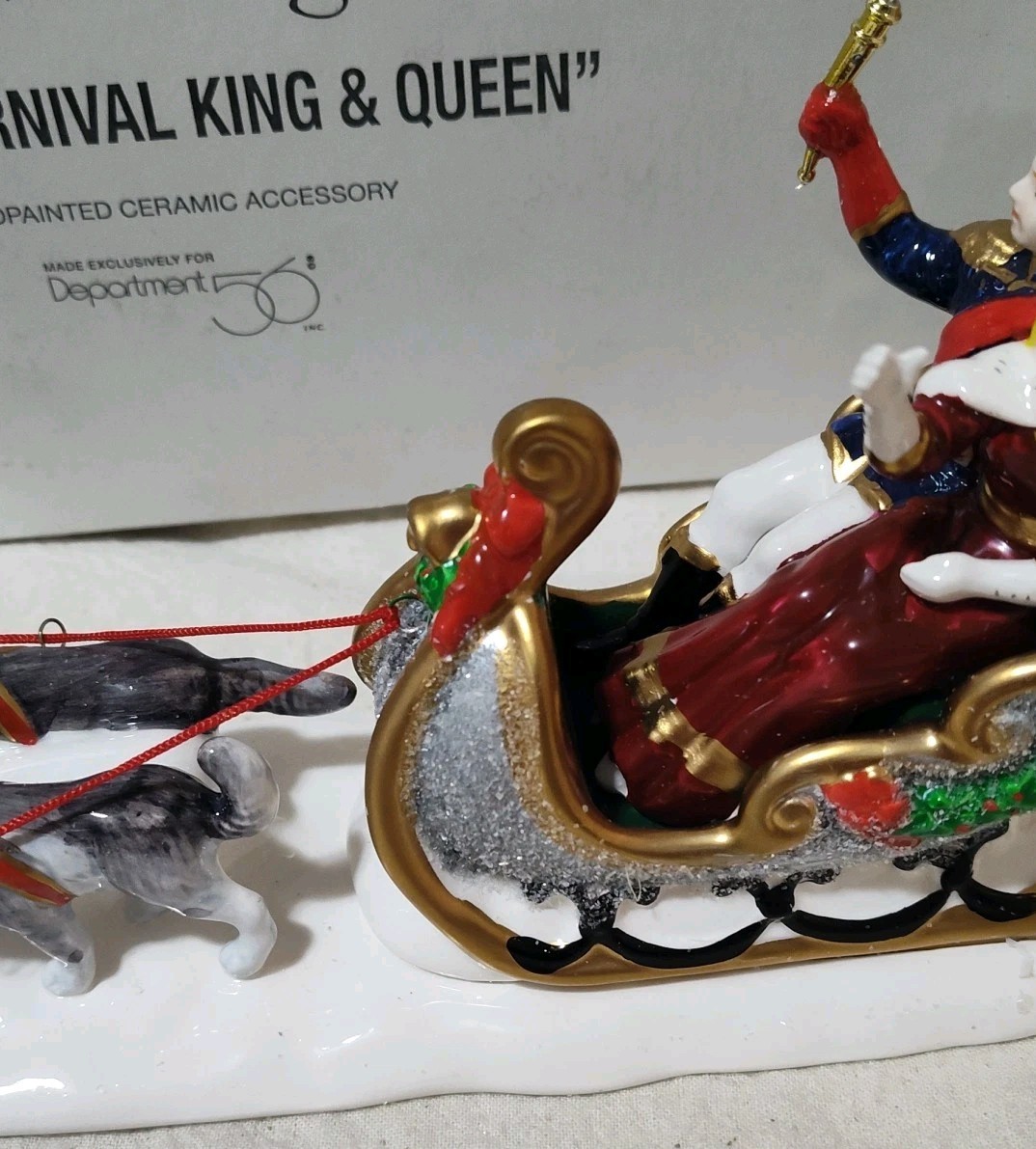 Department 56 Snow Village “Snow Carnival King & Queen” #54869
