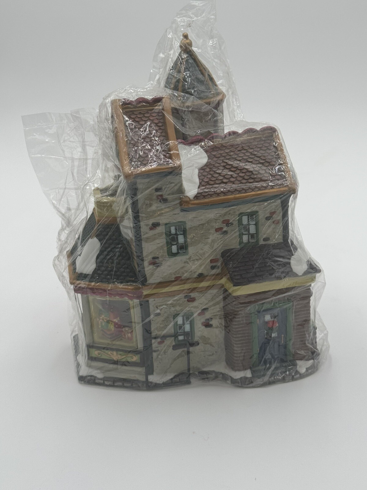 Grandeur Noel 2001 42 PC Train Village Victorian Merry Christmas Toy Shop