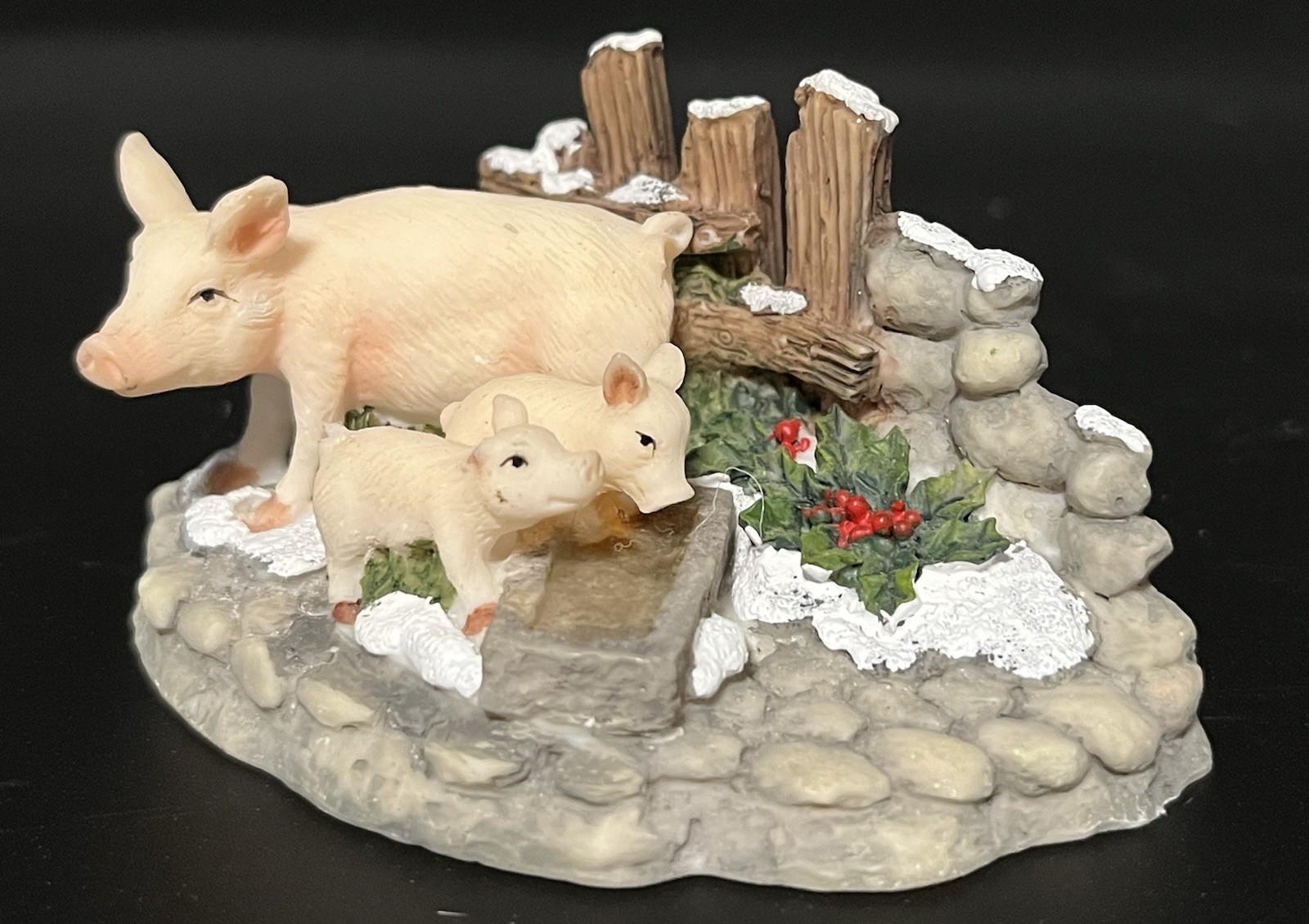 O’Well Farmer And Animal Village Figures Set Of 3