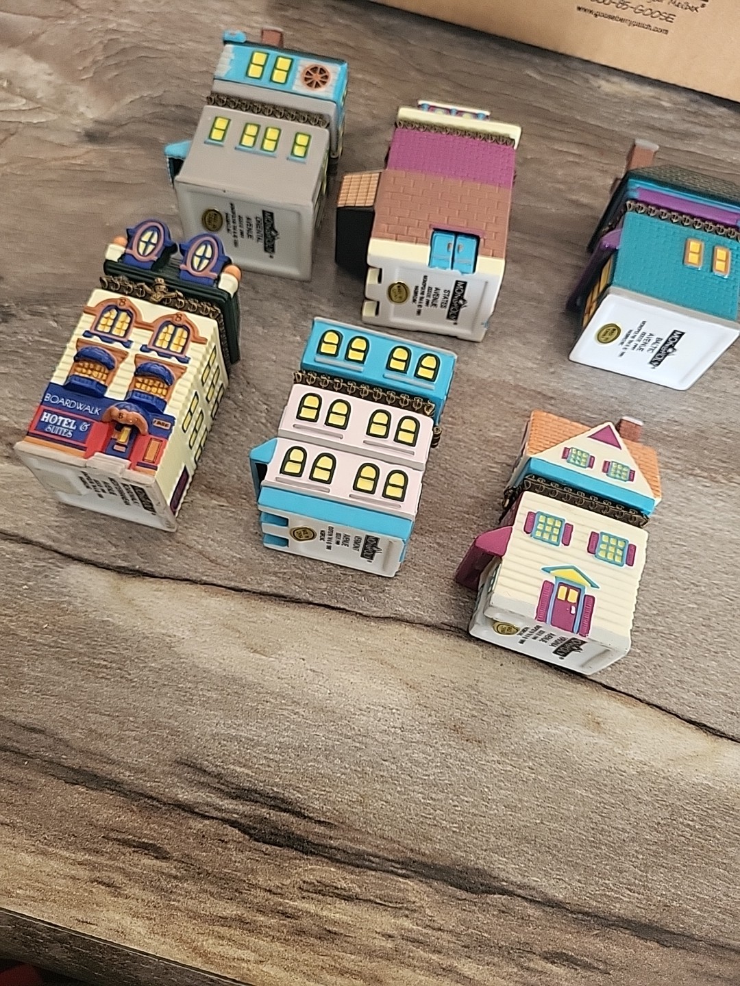 6 VTG Monopoly Series States Ave Mediterranean Vermont Oriental Virginia Baltic
