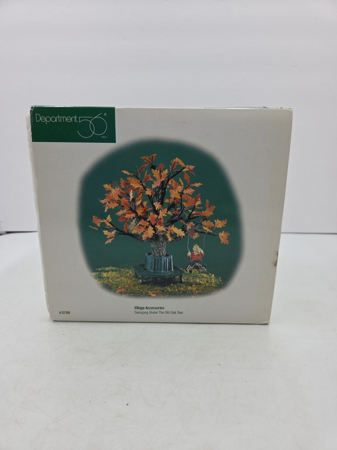 Dept 56 Swinging Under The Old Oak Tree Village Accessory In The Original Box