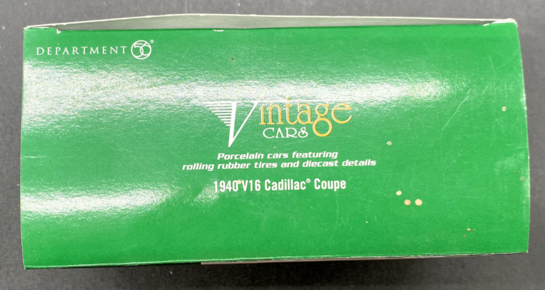 DEPT. 56 1940 V16 CADILLAC COUPE #56.59416 & 1935 DUESENBERG, USED