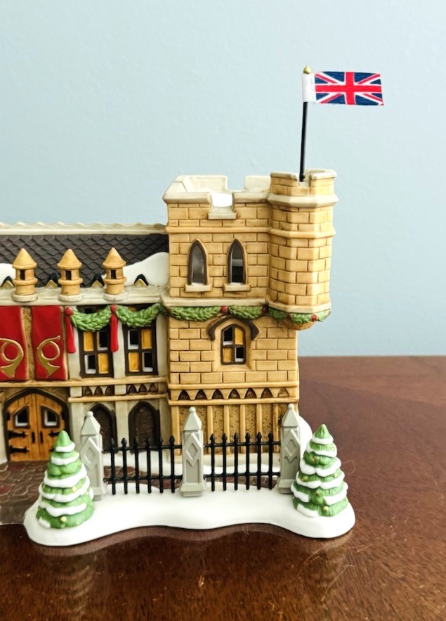 Dept. 56 BIG BEN CLOCK TOWER & SIGN 2 Piece Set Working Dickens COMPLETE IN BOX
