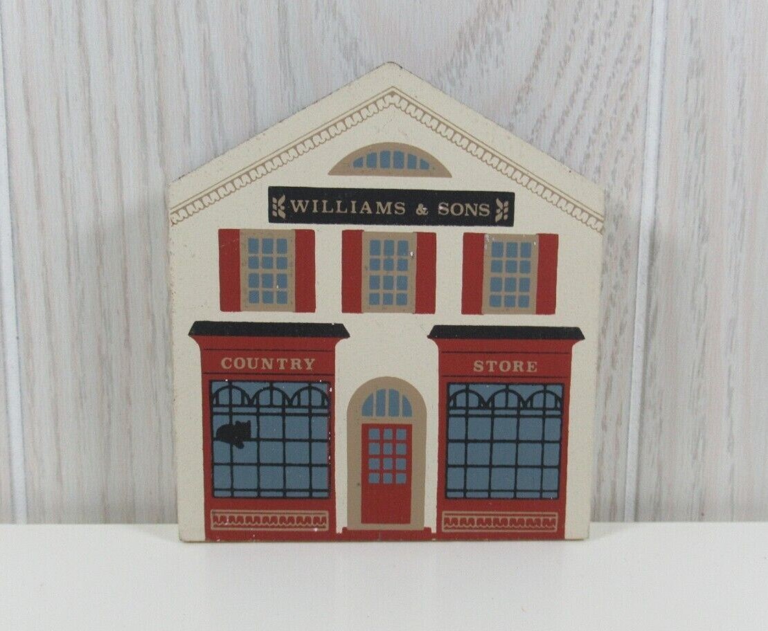 The Cats Meow wood wooden village Williams & Sons Country Store house decor