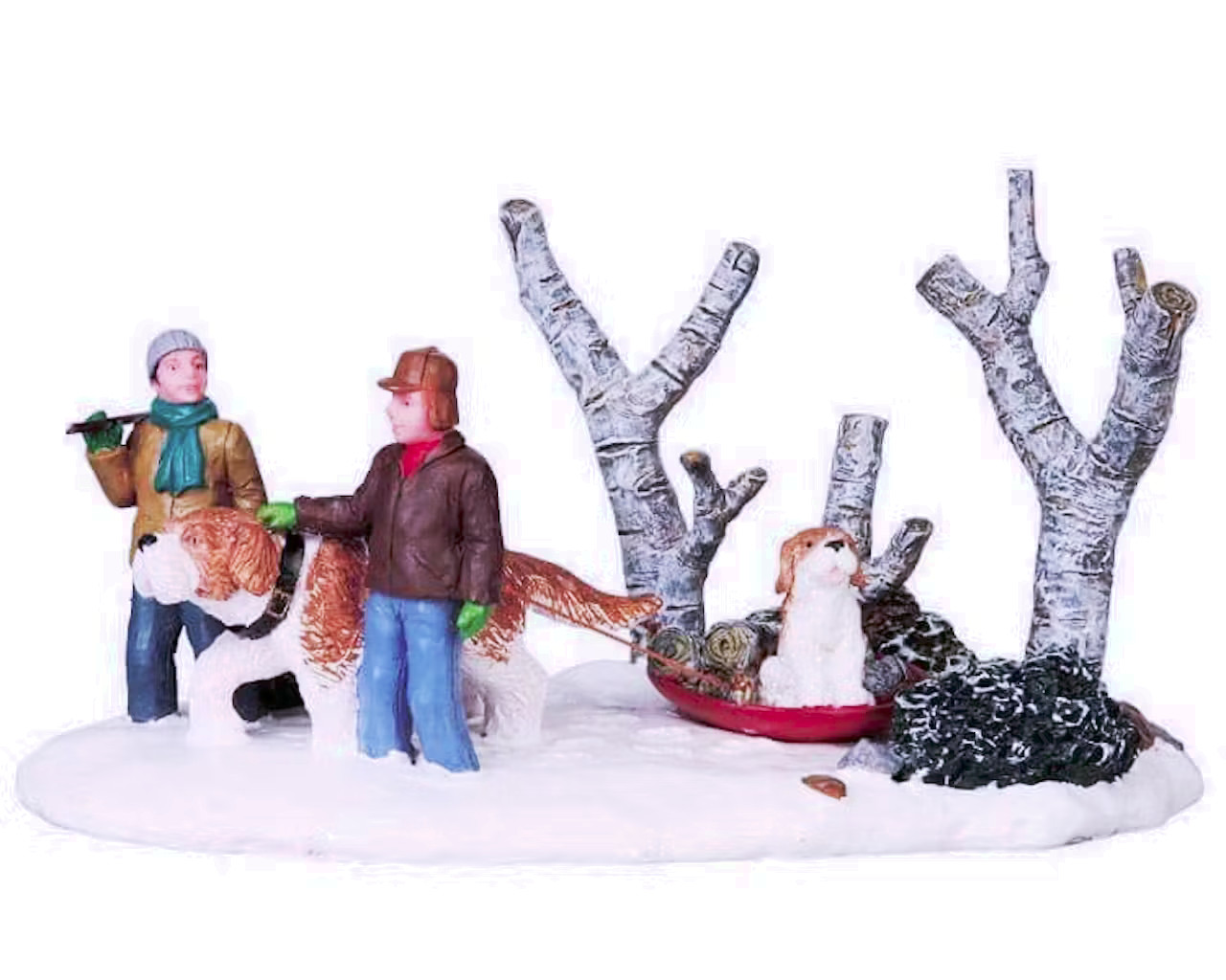 Lemax 2009 Mush! Holidays Seasons #93761 Christmas Village Table Pieces RETIRED