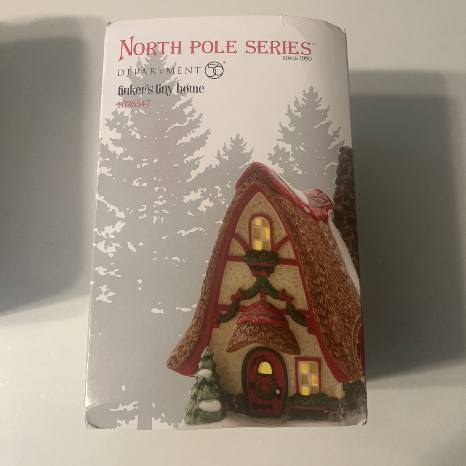 Department 56 North Pole Series Tinker’s Tiny Home Illuminated Christmas Village
