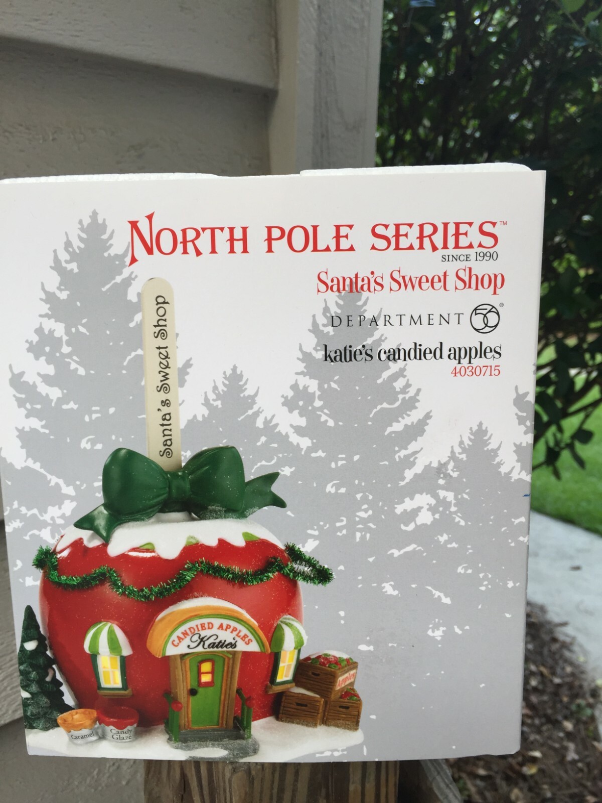 DEPT 56 NORTH POLE Village KATIE’S CANDIED APPLES *STILL SEALED* NIB