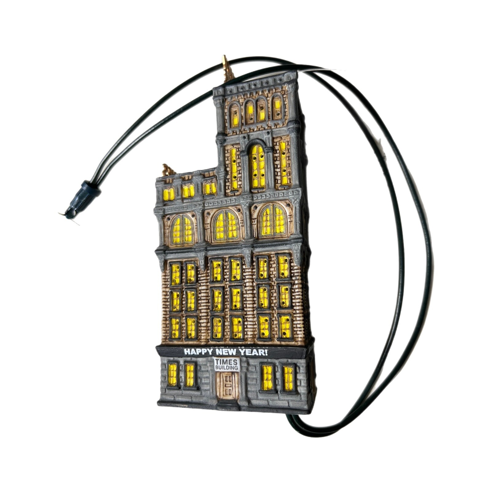 Dept 56 Christmas in the City Series Times Tower Vintage 2000 New Years Ornament